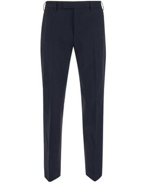 PT01 Pt Torino Dieci Virgin Wool Trousers - Blue