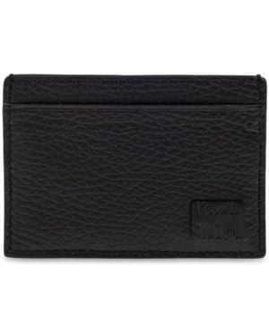 Paul Smith Logo Patch Slim Card Holder - Black
