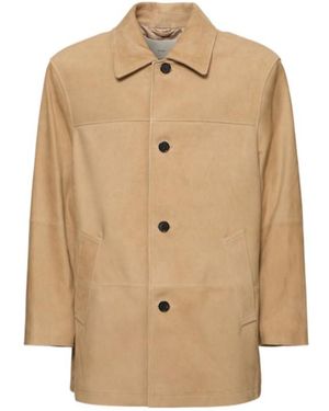 DUNST Suede Jacket - Natural