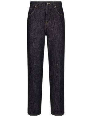 Dolce & Gabbana High-Rise Straight Jeans - Blue