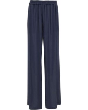 Kaos Elastic Waist Casual Pants - Blue