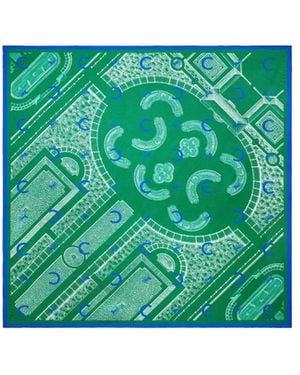 Celine Parterre Foulard, 90 - Green