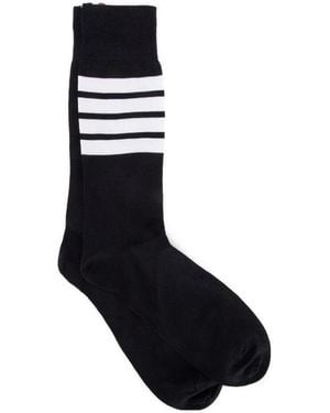 Thom Browne 4-Bar Crew Socks - Grey