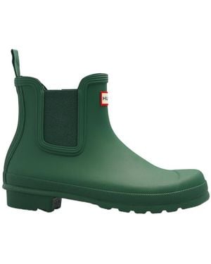 HUNTER Original Chelsea Boots - Green