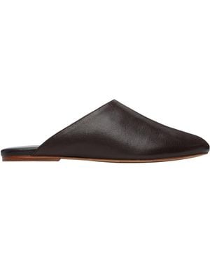 A.P.C. Leather Mules - Brown