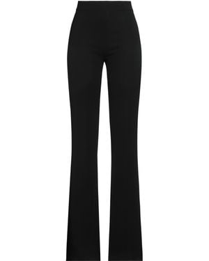 Max Mara Solid Flared Trousers - Black
