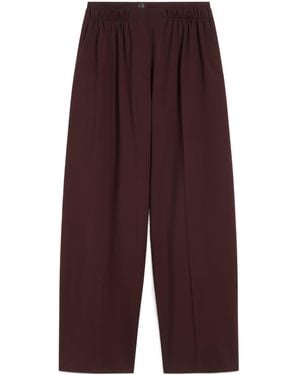 Sportmax Quito High-Waist Pants - Purple