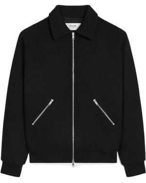 Celine Teddy Jacket - Black