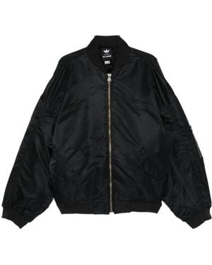 ADIDAS X WILLY CHAVARRIA Satin Bomber Jacket - Black