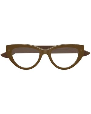 McQueen Eyewear Cat-Eye Frame Glasses - White