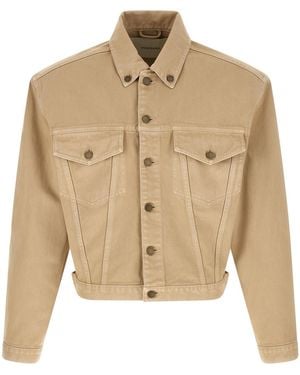 Entire studios Shrunken Denim Jacket - Natural