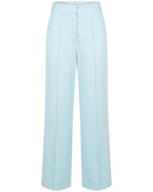 Jonathan Simkhai Kira Wide-Leg Trousers - Blue
