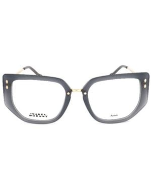 Isabel Marant Full-Rimmed Glasses (With Non-Prescription Lenses) - White