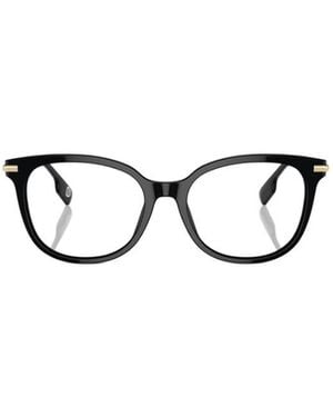 Burberry Eyewear Round Frame Glasses - White