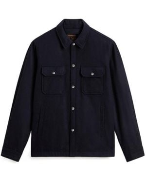 Woolrich Padded Alaskan Overshirt - Blue