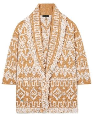 Alanui Send Beat Cardigan - Natural