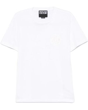 Versace Jeans Couture Couture Logo Emblem T-Shirt - White
