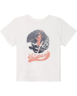 RE/DONE Aspen Print T-Shirt - White