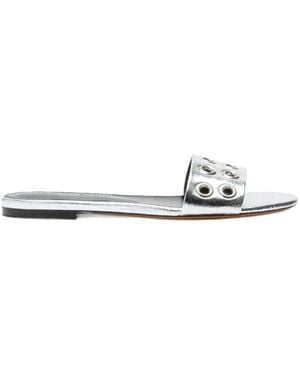 Proenza Schouler Grommet Sandals - White