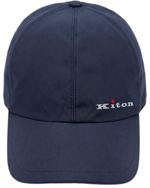 Kiton Logo Baseball Cap - Blue