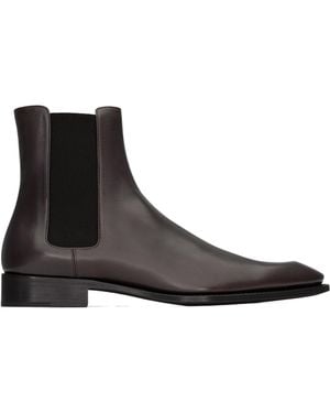 Saint Laurent Aurelien Chelsea Boots - Brown