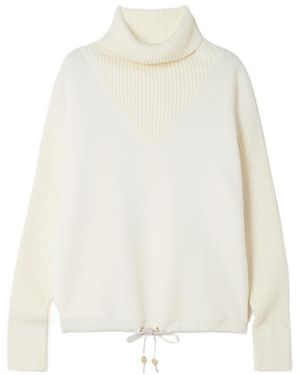 Varley Hannah Cowl-Neck Jumper - White