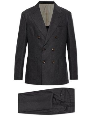 Eleventy Long-Sleeve Suit Set - Black