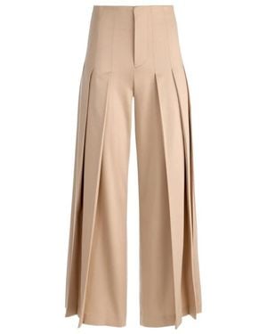 Alice + Olivia Ainslie Pleated Pant - Natural
