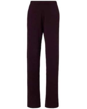 Extreme Cashmere Rush Cashmere-Blend Straight Trousers - Purple