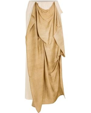 Uma Wang Long Midi Skirt - Metallic