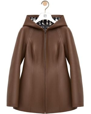 Loewe Hooded Jacket - Brown