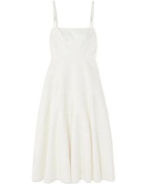 Altuzarra Pure Cotton Mid-Length Dress - White