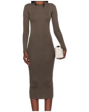 Fear Of God Long Sleeve Dress - Brown