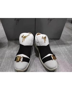 Giuseppe Zanotti And Logo Casual Shoes - Black