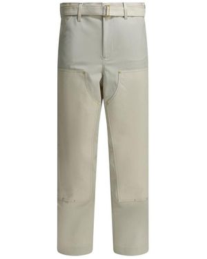 Sacai X Carhartt Wip Duck Pants - Gray