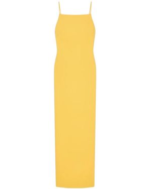 Givenchy Sliced Long Dress - Yellow