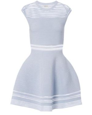 Jonathan Simkhai Esri Knit Minidress - Blue