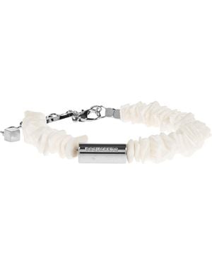 DSquared² Engraved Logo Bracelet - White