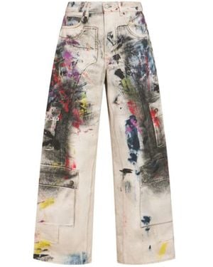 Acne Studios Baggy Jeans - White