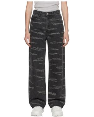 Marissa Chiara Belt Loop Jeans - Grey