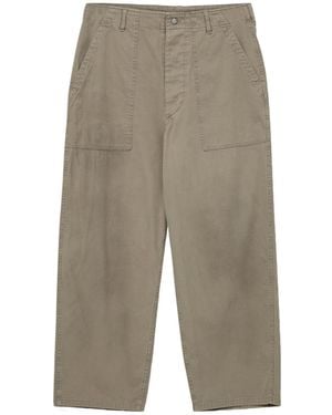 A.PRESSE Retro Cargo Trousers - Grey