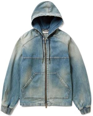 1989 STUDIO Hooded Denim Jacket - Blue