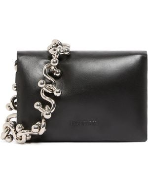 Sportmax Mini Softy Chain-Strap Shoulder Bag - Black