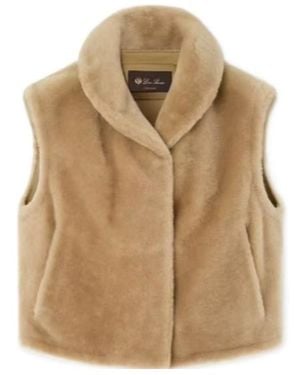 Loro Piana Sleeveless Vest - Natural