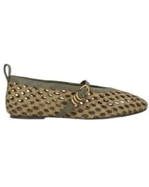Rag & Bone Minimalist Solid-Color Flat Shoes - Green