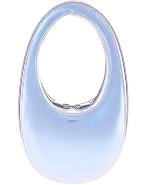 Coperni Pearlised Mini Swipe Bag - Blue