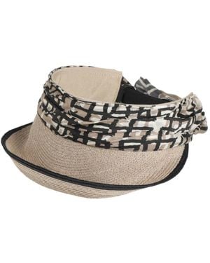 Brunello Cucinelli Multi-Color Woven Hats - White