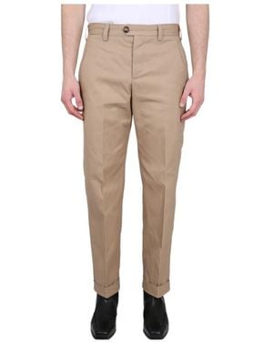 Pt Pantaloni Pt Torino Reworked Tailored Trousers - Natural