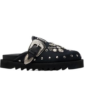 Toga Liuding Thick Soled Slippers - Black