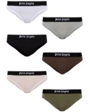 Palm Angels Solid Color Underwear Set - White